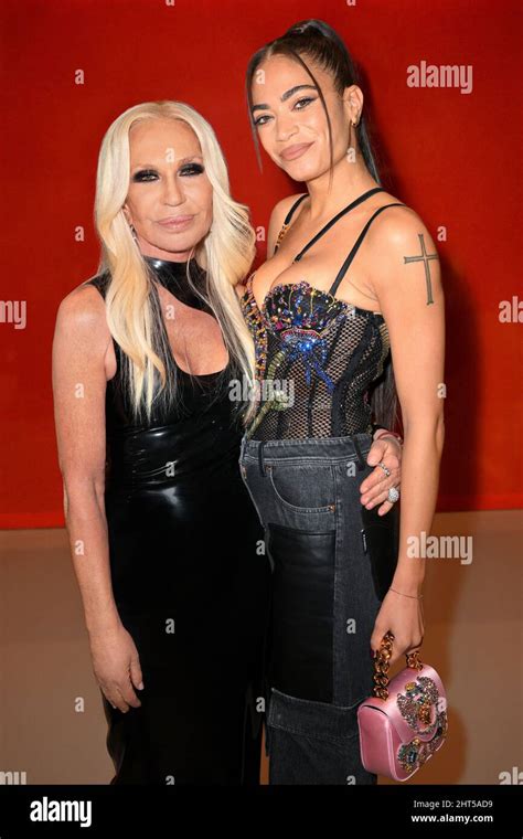 donatella versace elodie|elodie versace vogue.